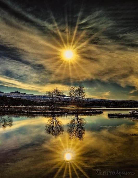 Nice Whole Year Cottage Bythingvallavatn Veithilundur Bagian luar foto